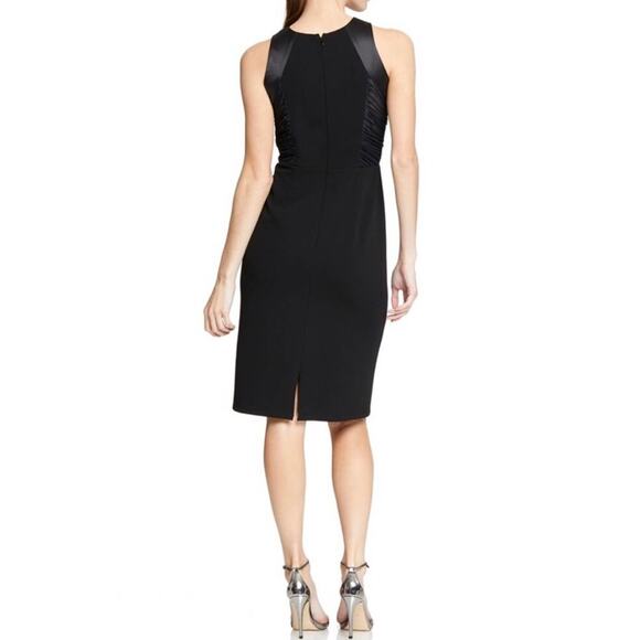 HALSTON HERITAGE NWOT Ruched Detail Dress 0 - Picture 5 of 11